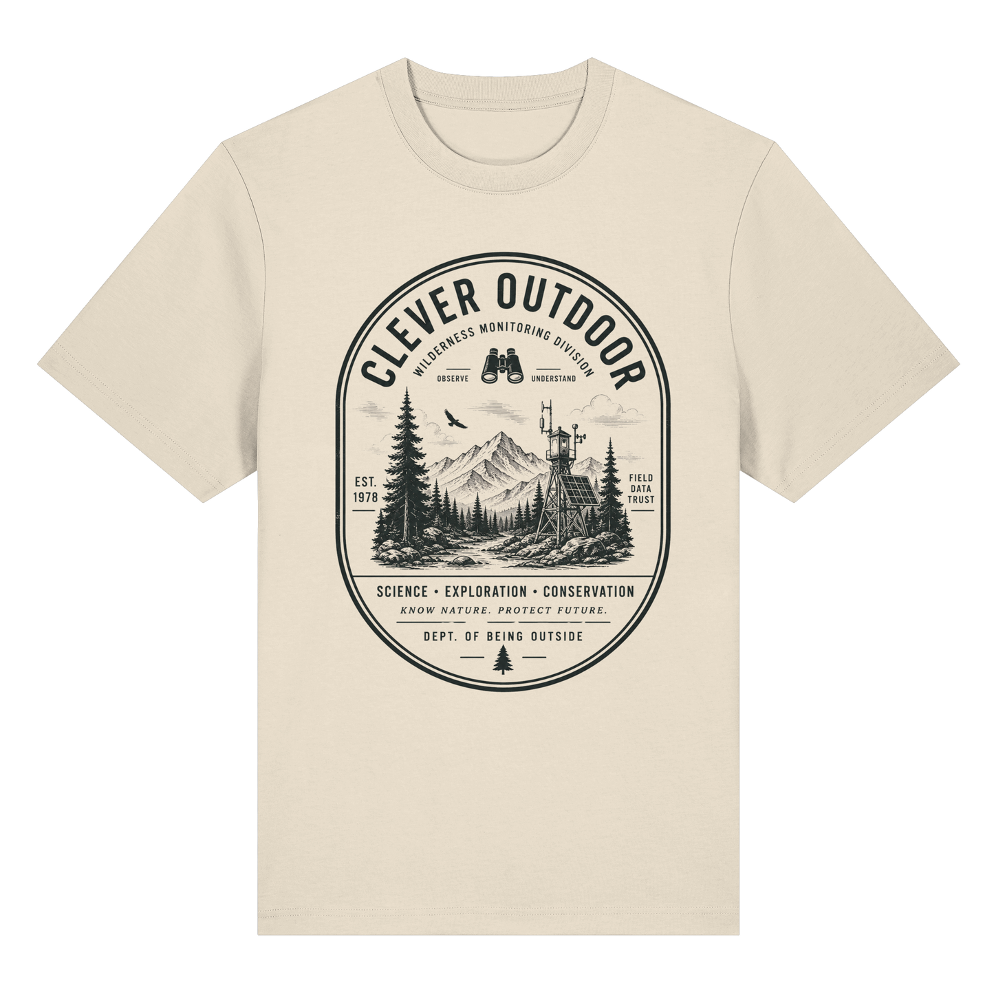 Clever Outdoor Monitoring Division - Organic Heavy Shirt