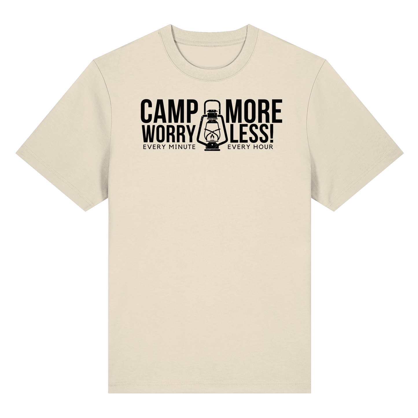 Clever Outdoor Camp More Worry Less  - Organic Heavy Shirt