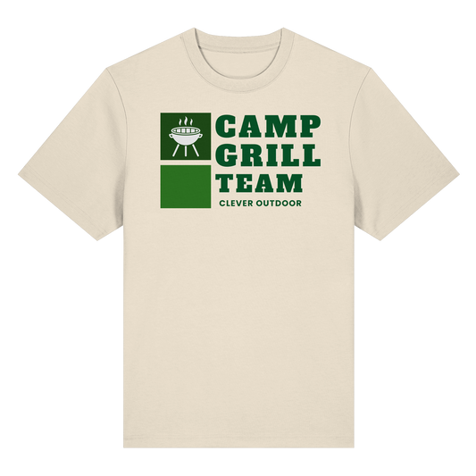 Clever Outdoor Camp Grill Team  - Organic Heavy Shirt - clever-outdoor.de
