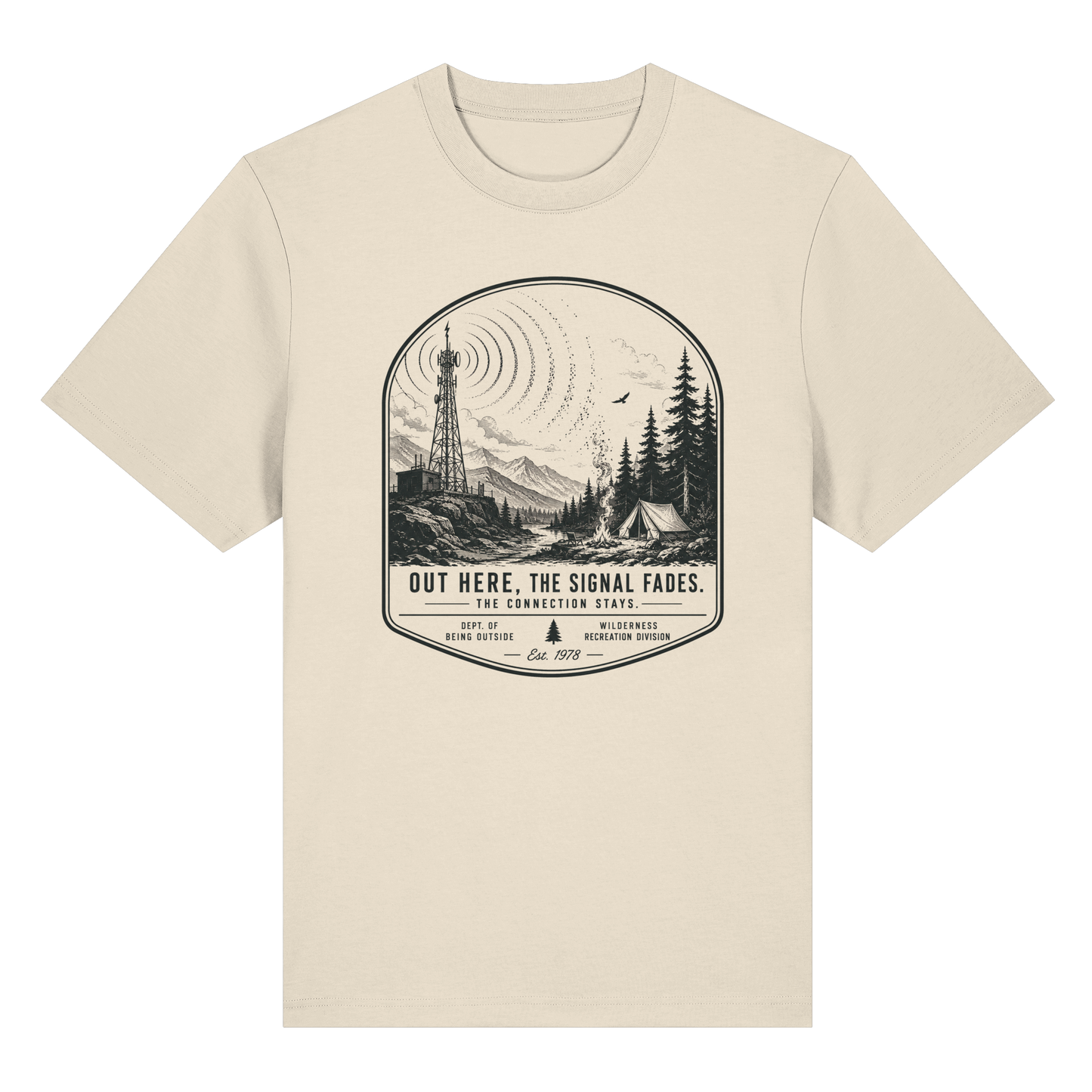 Clever Outdoor Signal Fades - Organic Heavy Shirt