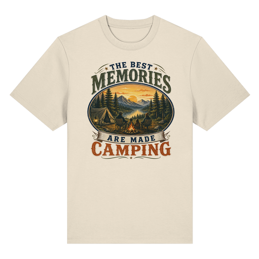 Clever Outdoor The Best Memories Are Made Camping - Organic Heavy Shirt - clever-outdoor.de
