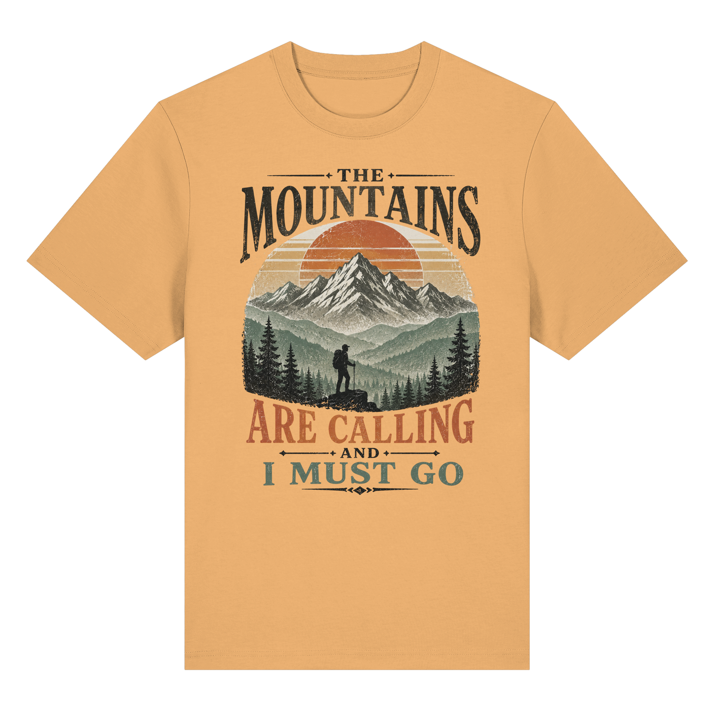 Clever Outdoor The Mountains Are Calling And I Must Go - Organic Heavy Shirt