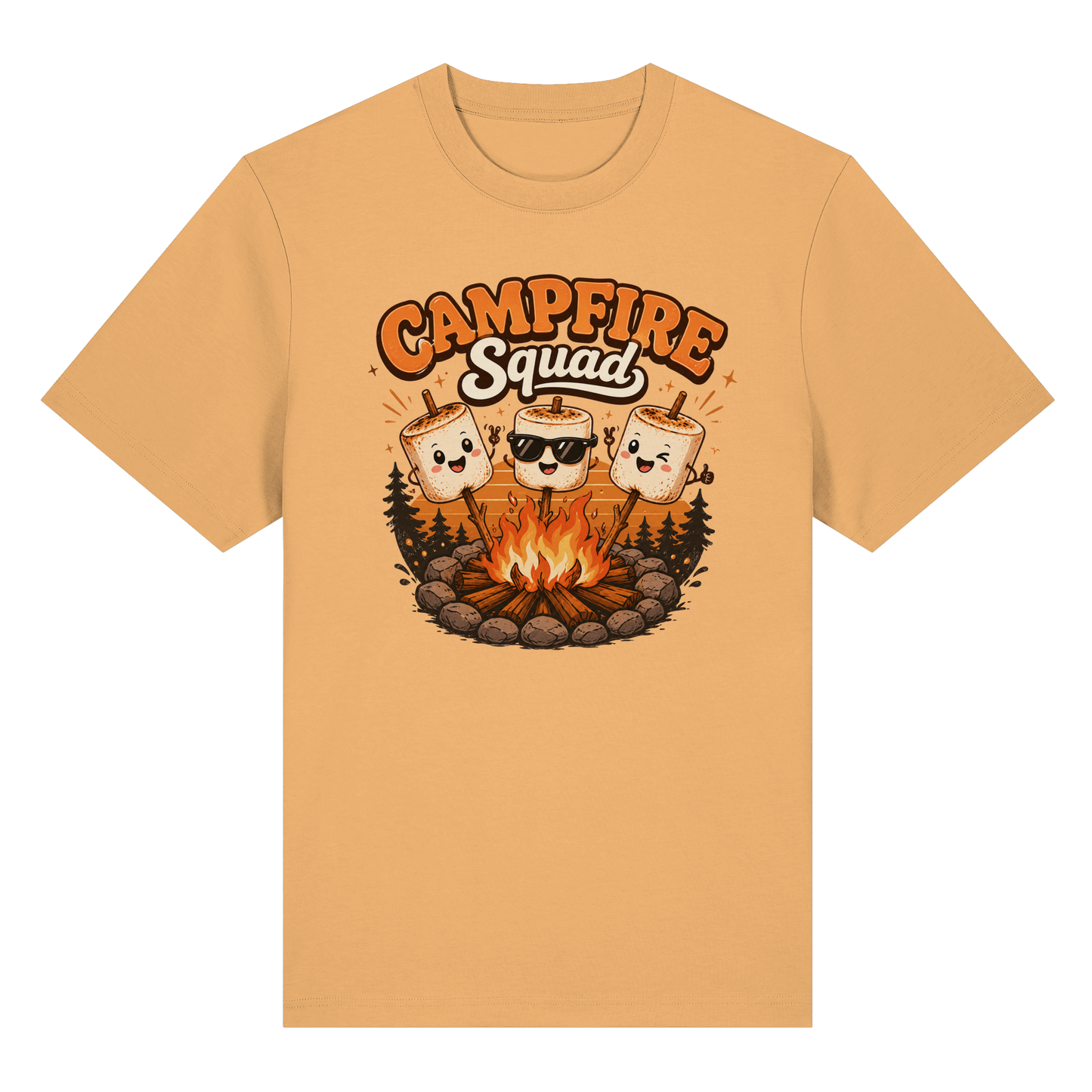 Clever Outdoor Campfire Squad - Organic Heavy Shirt
