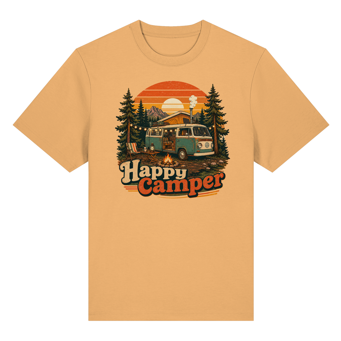 Clever Outdoor Happy Camper - Organic Heavy Shirt