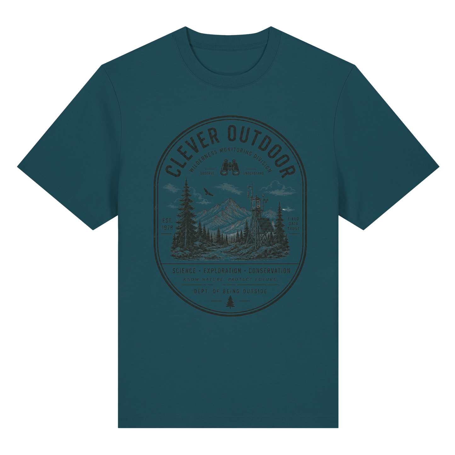 Clever Outdoor Monitoring Division - Organic Heavy Shirt