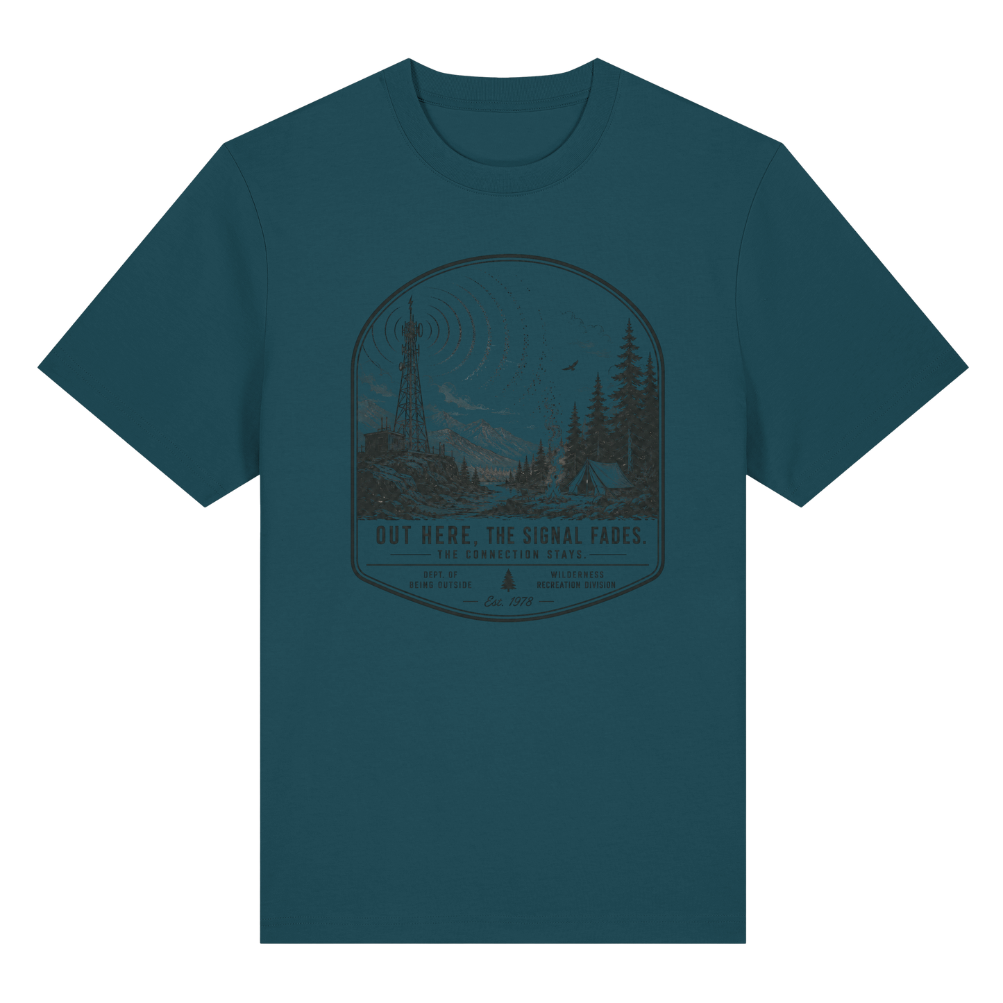 Clever Outdoor Signal Fades - Organic Heavy Shirt