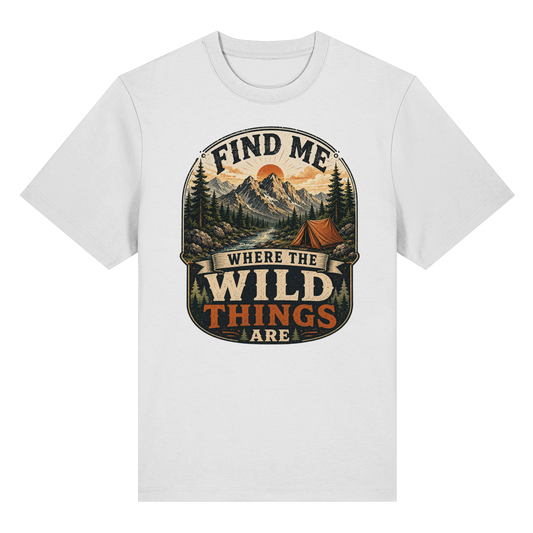 Clever Outdoor Find Me Where The Wild Things Are  - Organic Heavy Shirt - clever-outdoor.de