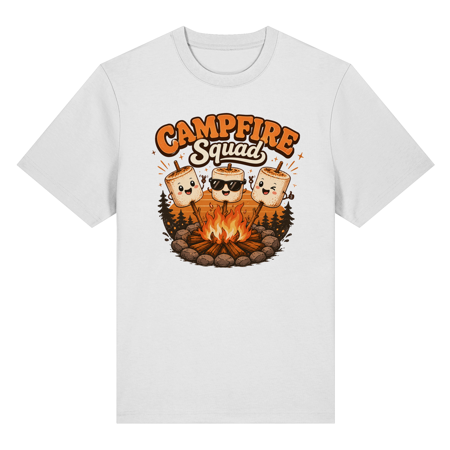 Clever Outdoor Campfire Squad - Organic Heavy Shirt