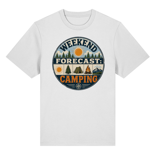 Clever Outdoor Weekend Forecast Camping - Organic Heavy Shirt - clever-outdoor.de