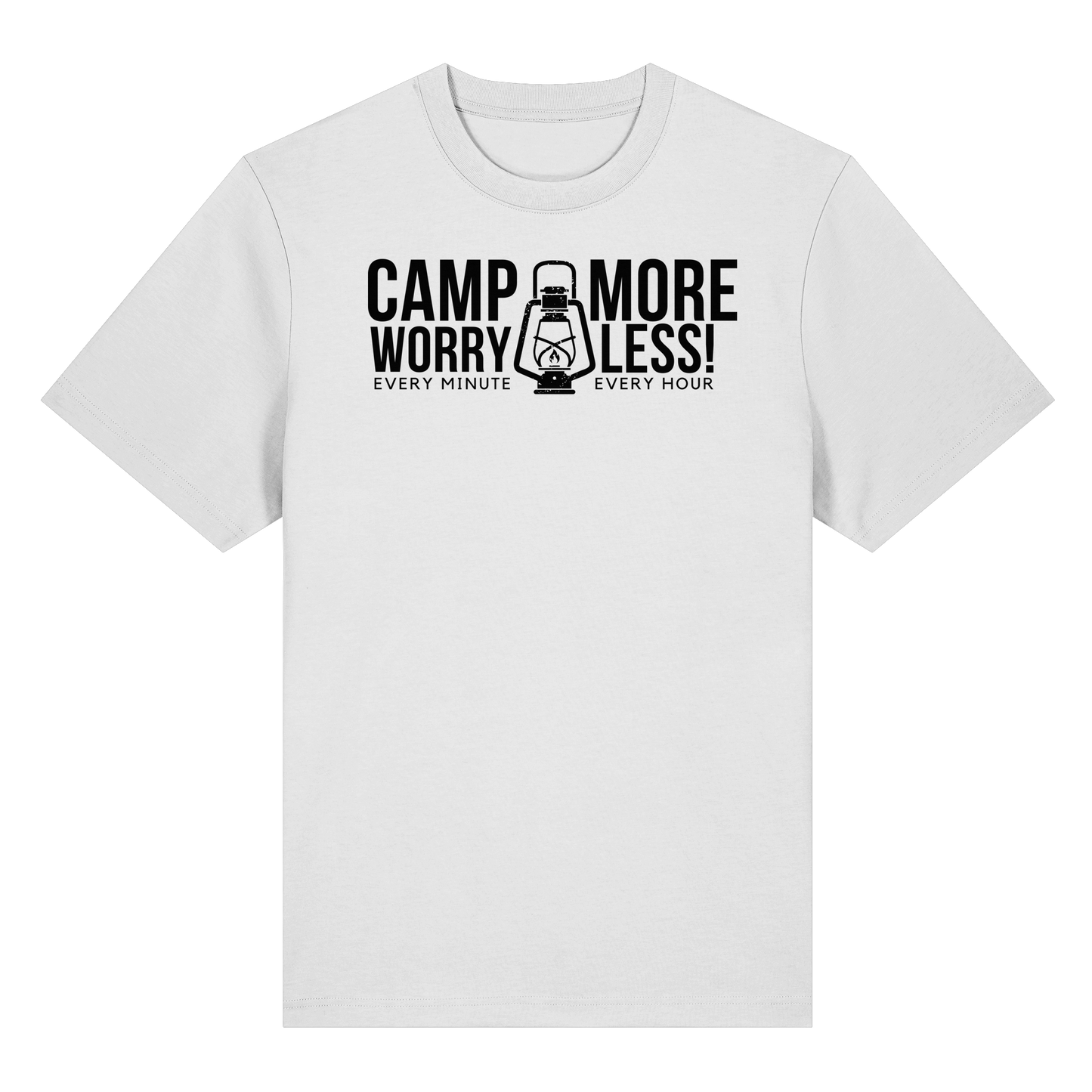 Clever Outdoor Camp More Worry Less  - Organic Heavy Shirt