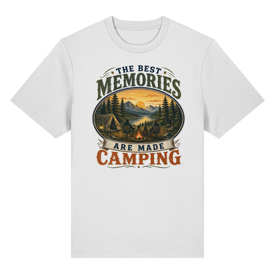 Clever Outdoor The Best Memories Are Made Camping - Organic Heavy Shirt - clever-outdoor.de