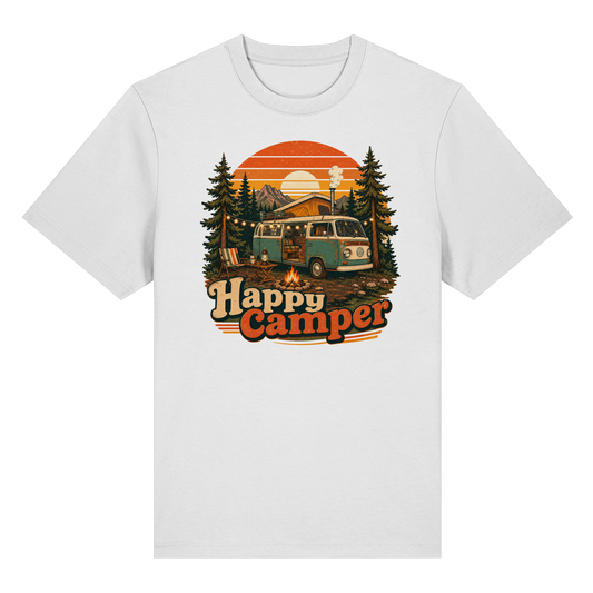 Clever Outdoor Happy Camper - Organic Heavy Shirt - clever-outdoor.de