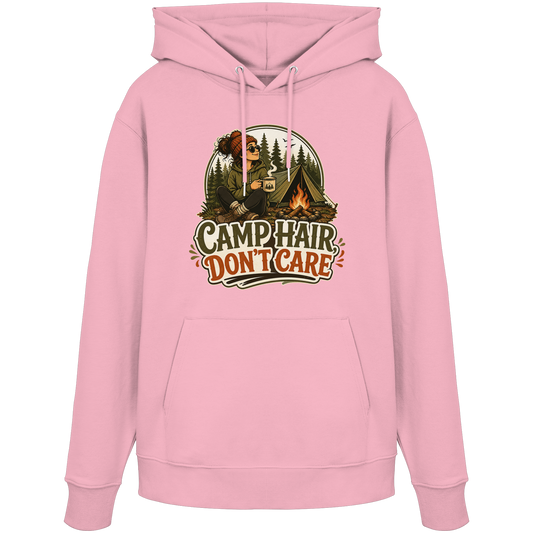 Clever Outdoor Camp Hair Don't Care - Organic Hoodie - clever-outdoor.de