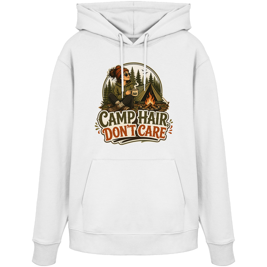Clever Outdoor Camp Hair Don't Care - Organic Hoodie - clever-outdoor.de