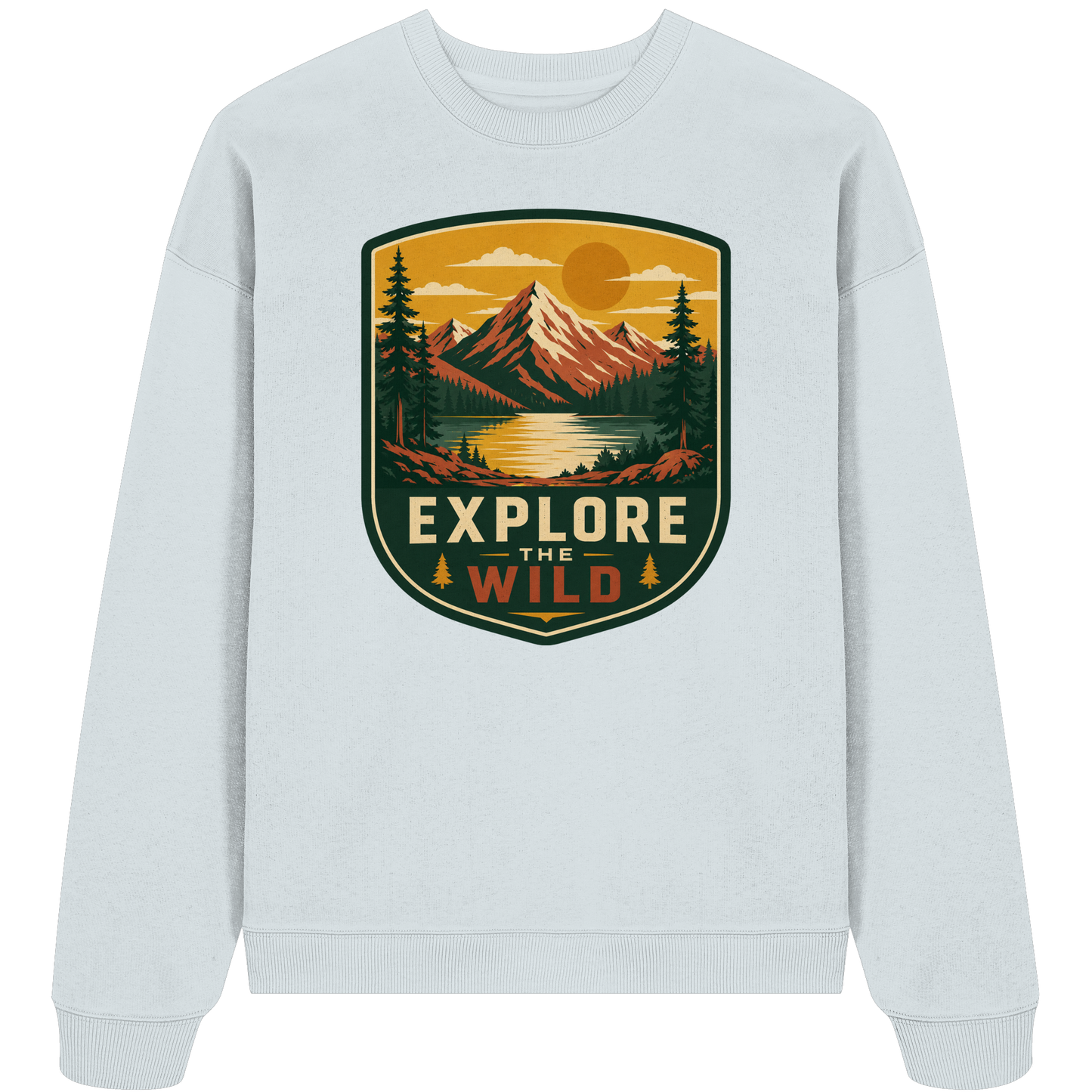 Clever Outdoor Explore The Wild - Organic Oversize Sweatshirt