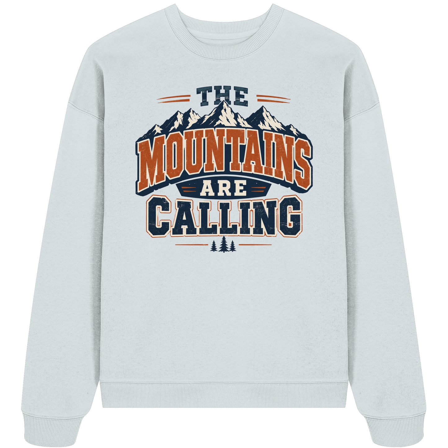 Clever Outdoor The Mountains Are Calling - Organic Oversize Sweatshirt