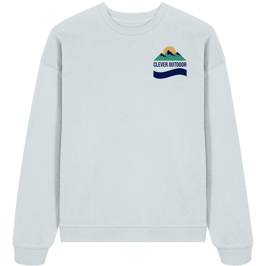 Clever Outdoor Official Club Backprint - Organic Oversize Sweatshirt - clever-outdoor.de