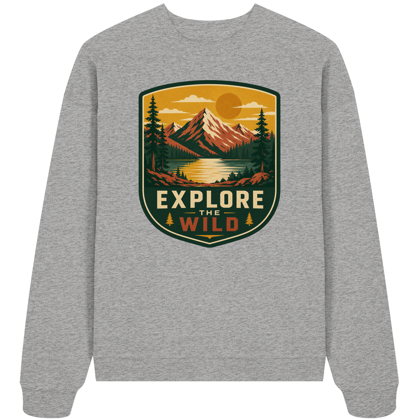 Clever Outdoor Explore The Wild - Organic Oversize Sweatshirt