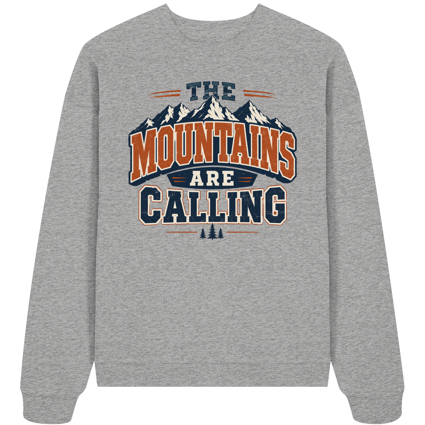 Clever Outdoor The Mountains Are Calling - Organic Oversize Sweatshirt