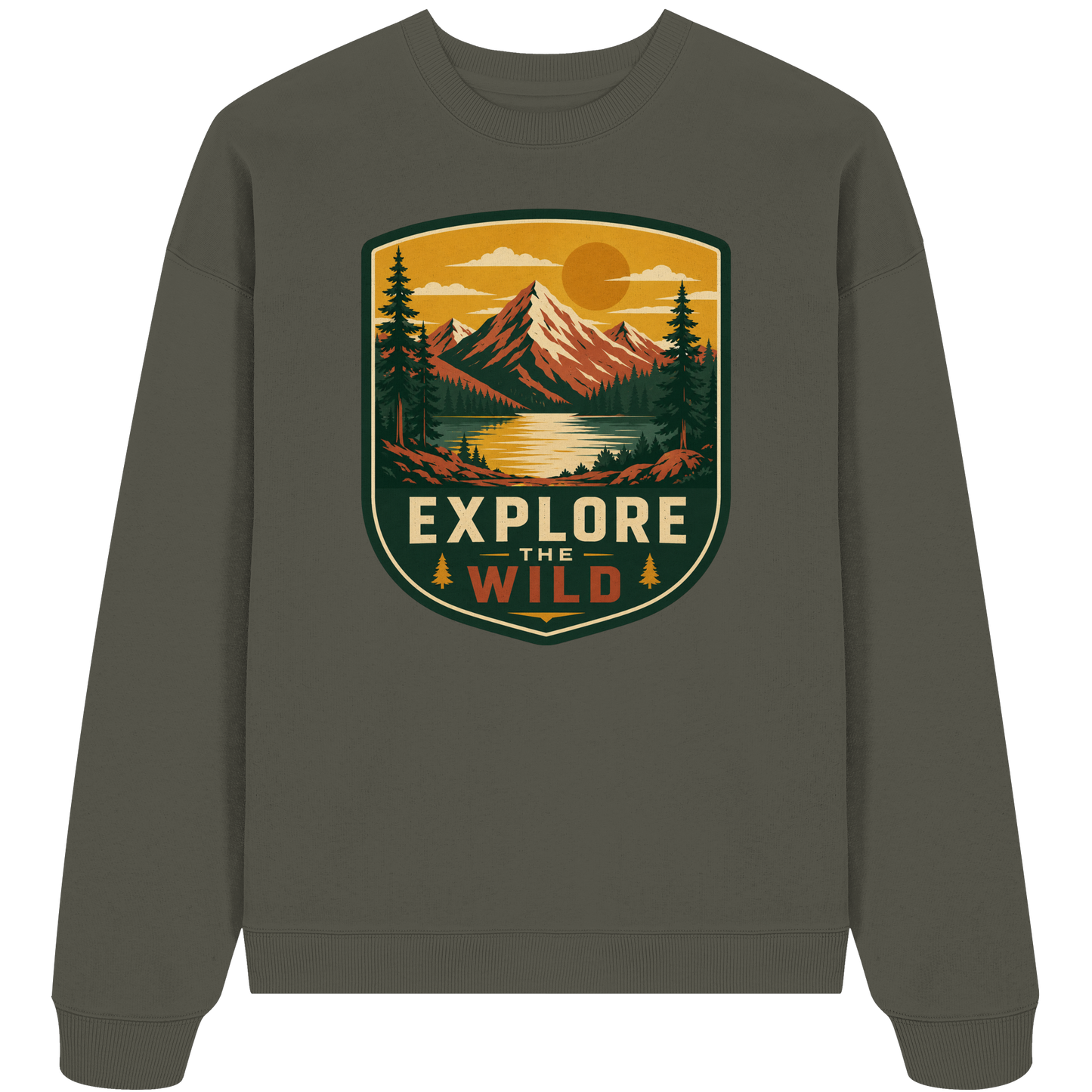 Clever Outdoor Explore The Wild - Organic Oversize Sweatshirt