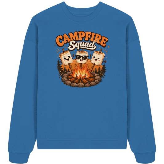 Clever Outdoor Campfire Squad - Organic Oversize Sweatshirt - clever-outdoor.de