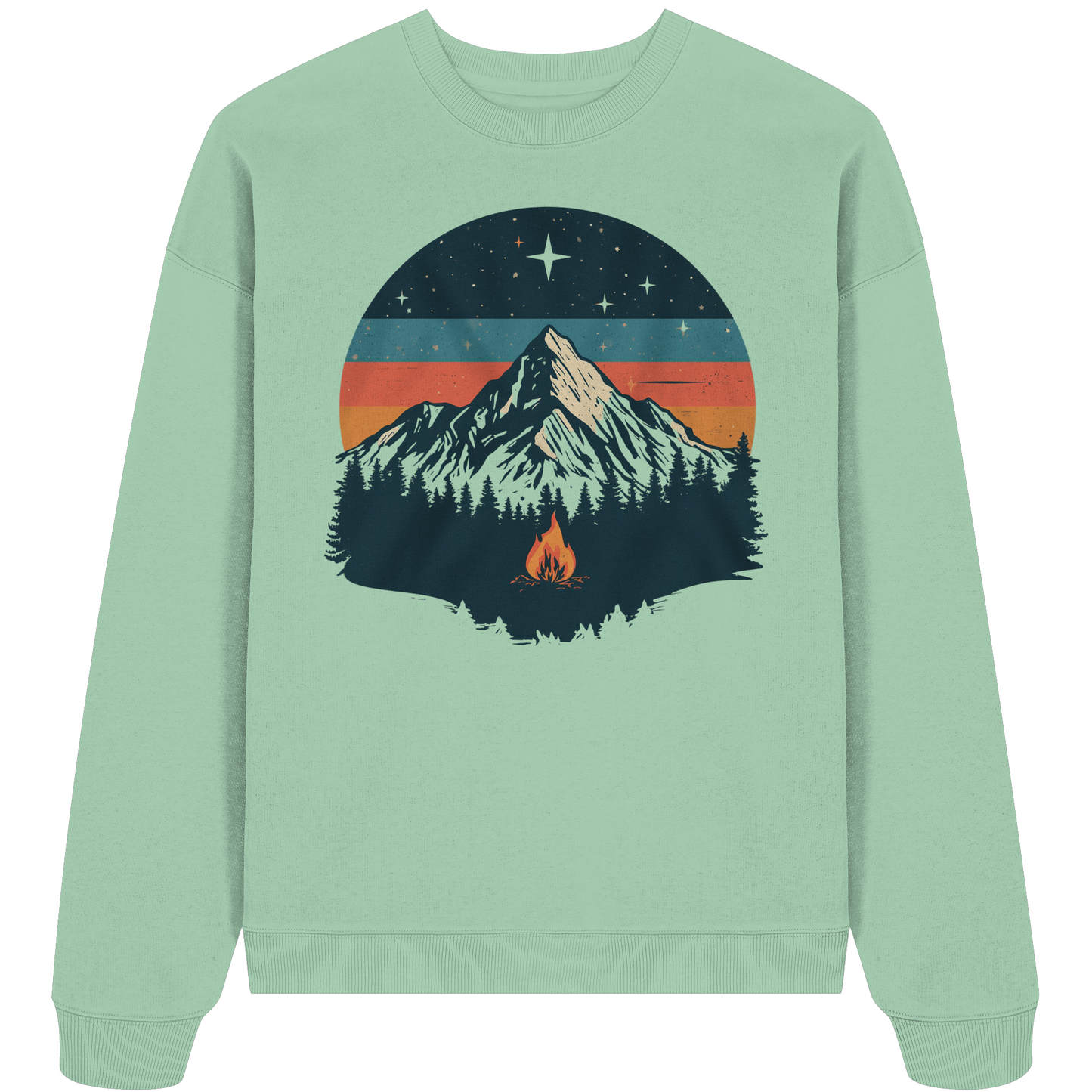 Clever Outdoor Direct Mountain - Organic Oversize Sweatshirt