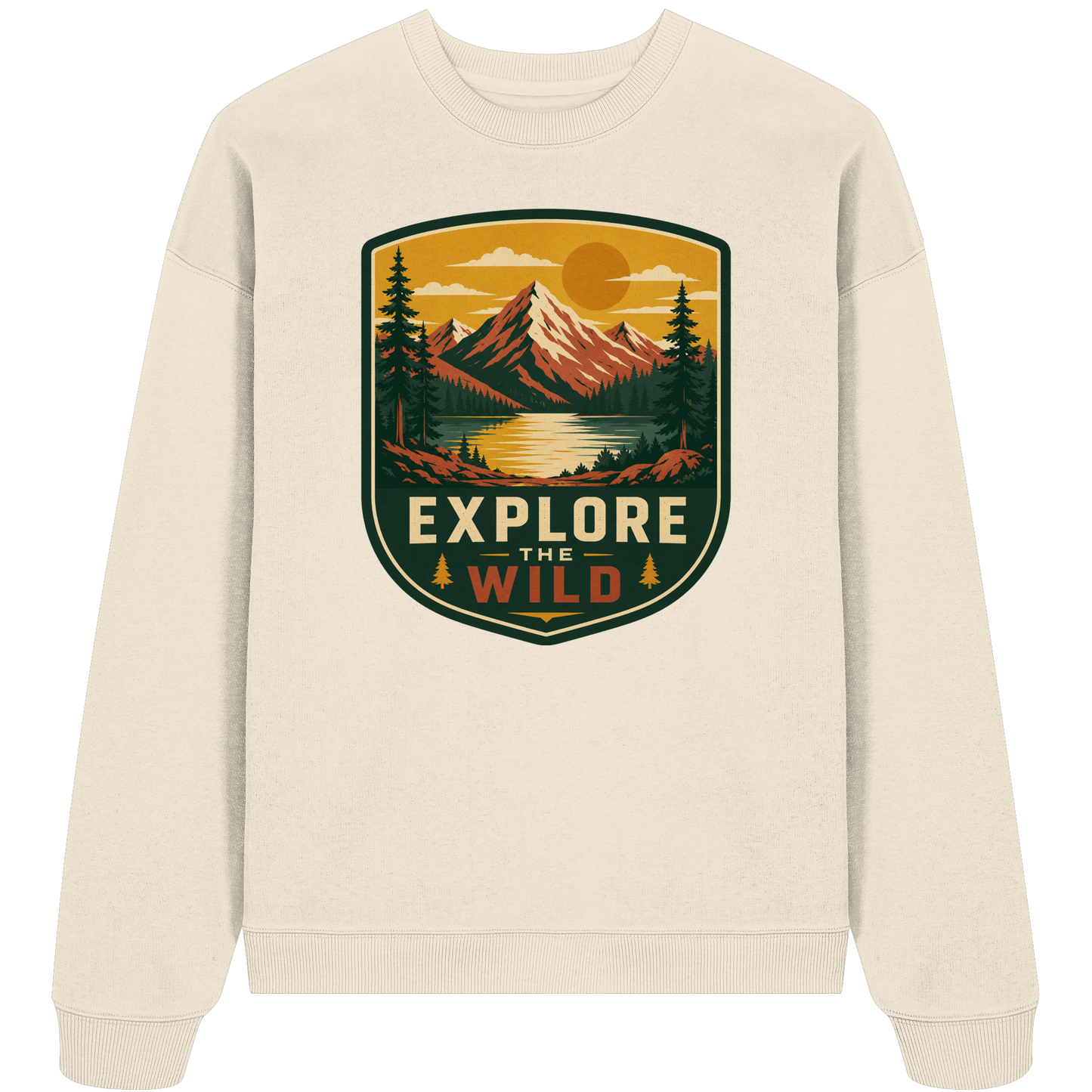 Clever Outdoor Explore The Wild - Organic Oversize Sweatshirt