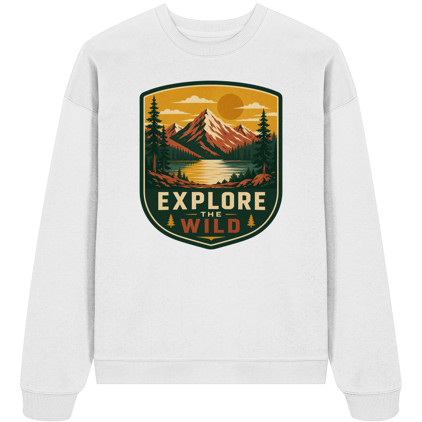 Clever Outdoor Explore The Wild - Organic Oversize Sweatshirt
