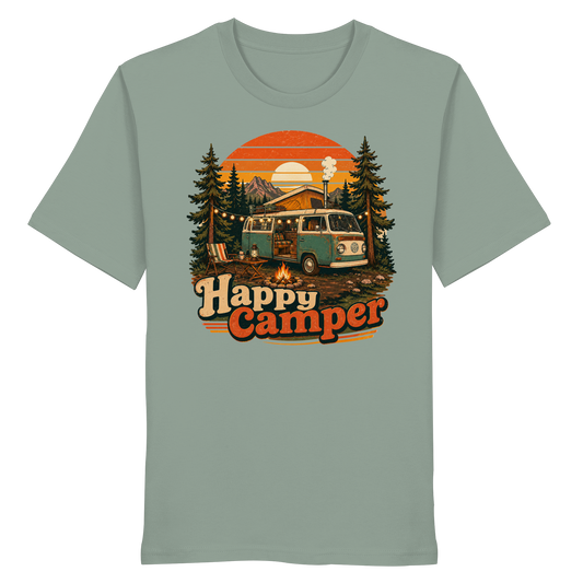 Clever Outdoor Happy Camper - Organic Shirt - clever-outdoor.de