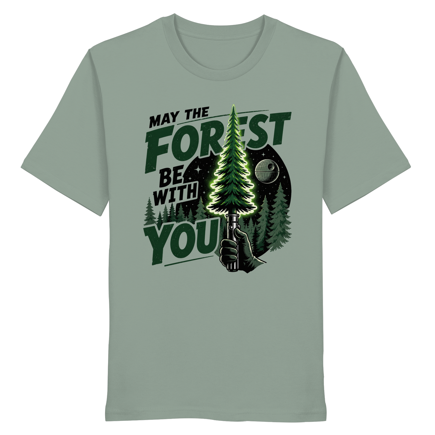 Clever Outdoor May The Forest Be With You - Organic Shirt