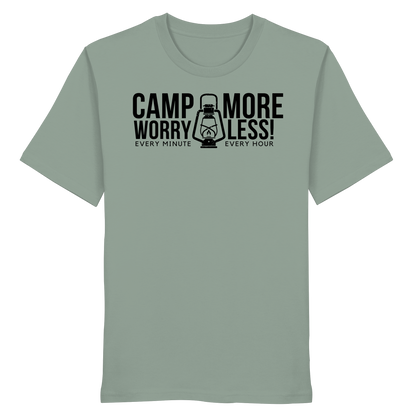 Clever Outdoor Camp More Worry Less  - Organic Shirt