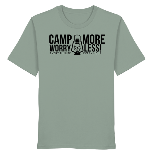 Clever Outdoor Camp More Worry Less  - Organic Shirt - clever-outdoor.de