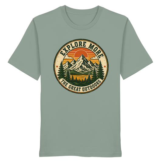 Clever Outdoor Explore More The Great Outdoors - Organic Shirt - clever-outdoor.de