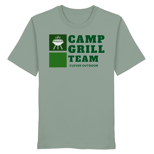Clever Outdoor Camp Grill Team  - Organic Shirt - clever-outdoor.de
