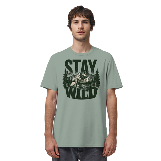 Clever Outdoor Stay Wild  - Organic Shirt - clever-outdoor.de