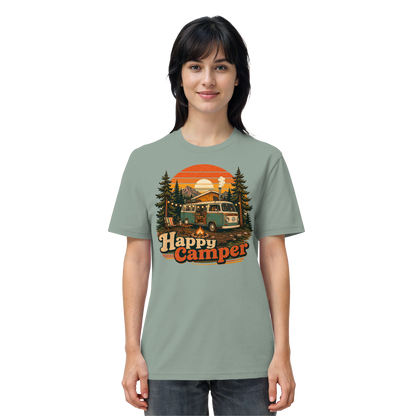 Clever Outdoor Happy Camper - Organic Shirt