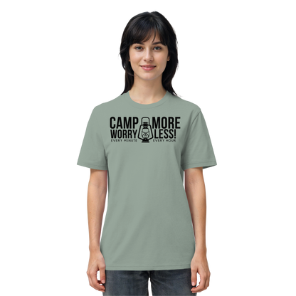 Clever Outdoor Camp More Worry Less  - Organic Shirt