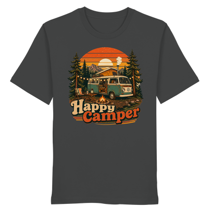 Clever Outdoor Happy Camper - Organic Shirt
