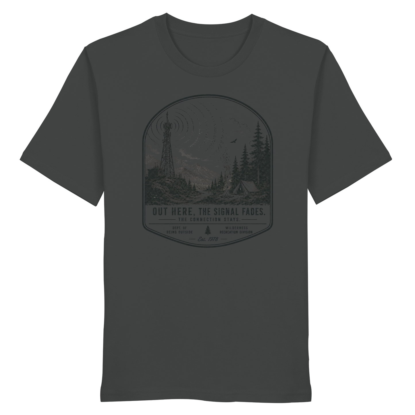 Clever Outdoor Signal Fades - Organic Shirt
