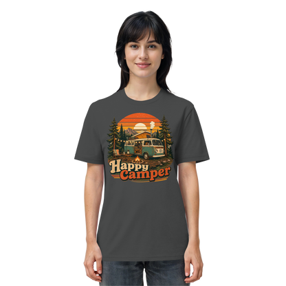 Clever Outdoor Happy Camper - Organic Shirt