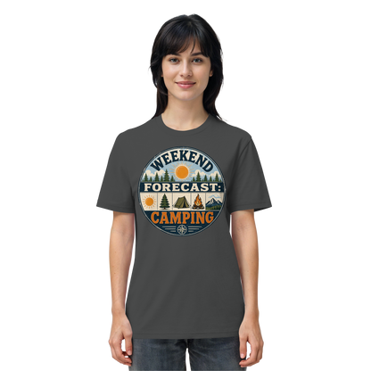 Clever Outdoor Weekend Forecast Camping - Organic Shirt