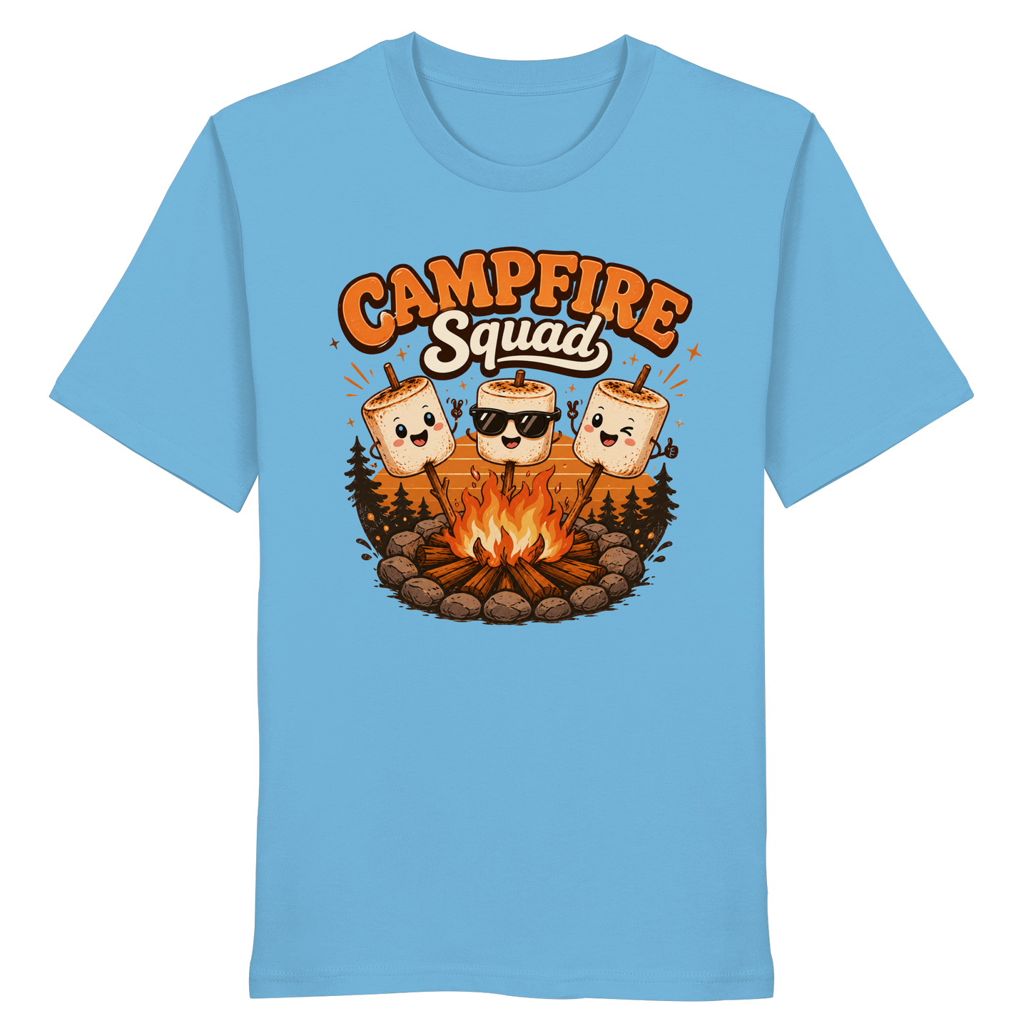 Clever Outdoor Campfire Squad - Organic Shirt