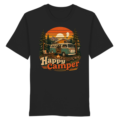 Clever Outdoor Happy Camper - Organic Shirt