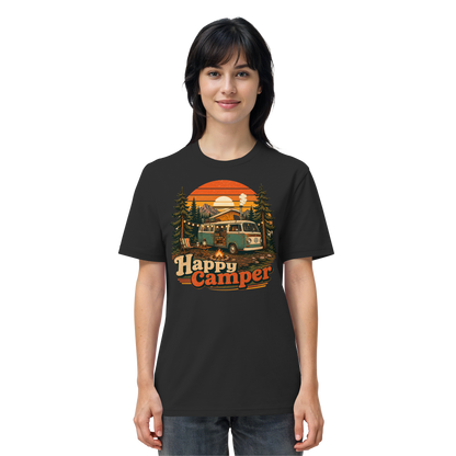Clever Outdoor Happy Camper - Organic Shirt