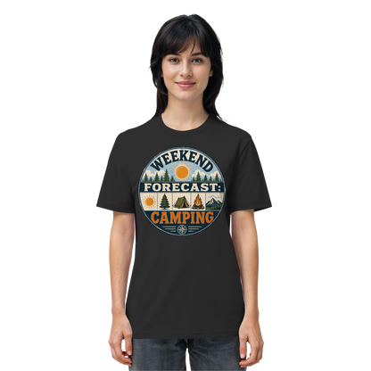 Clever Outdoor Weekend Forecast Camping - Organic Shirt