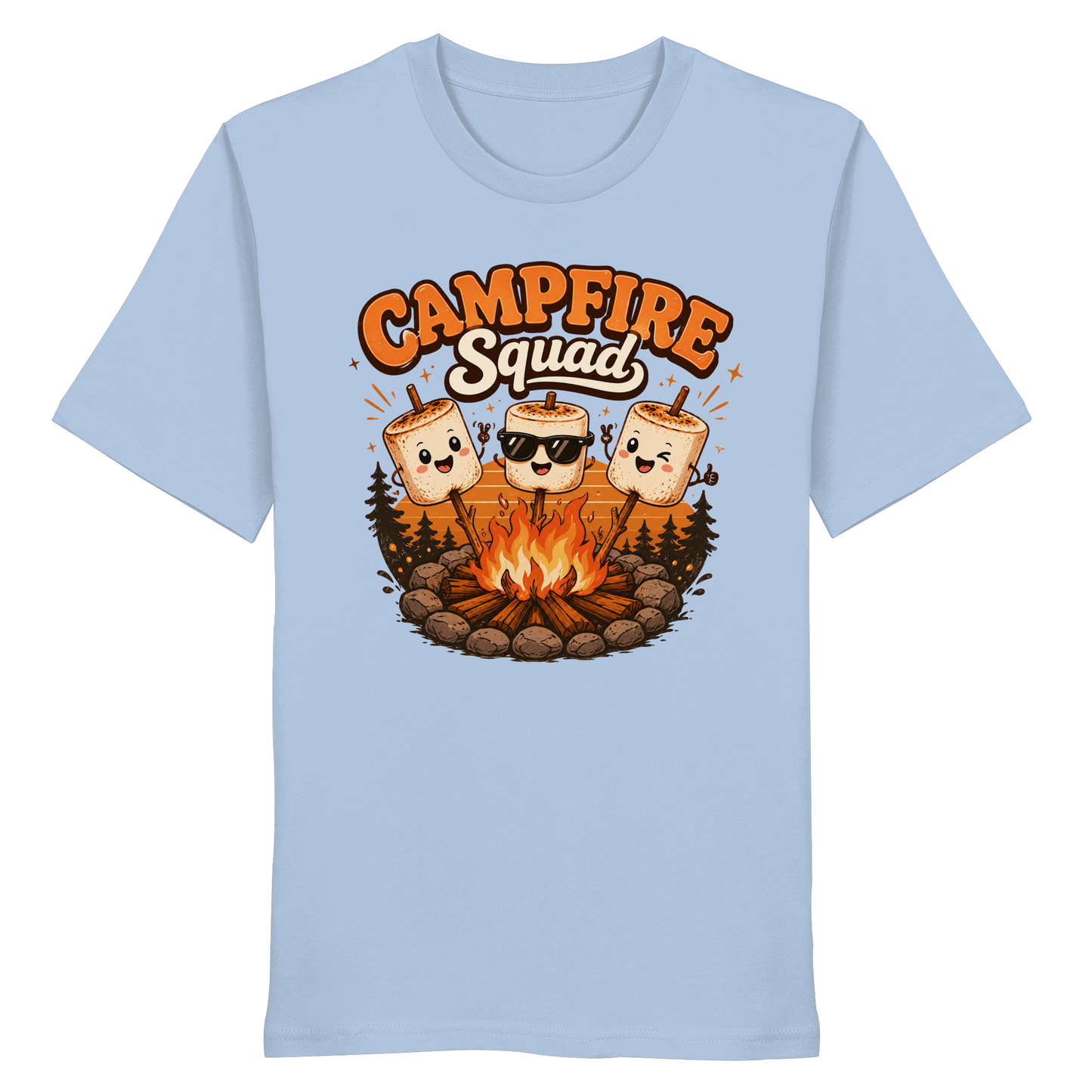 Clever Outdoor Campfire Squad - Organic Shirt