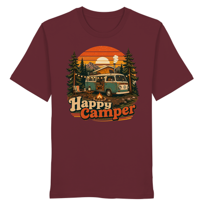 Clever Outdoor Happy Camper - Organic Shirt