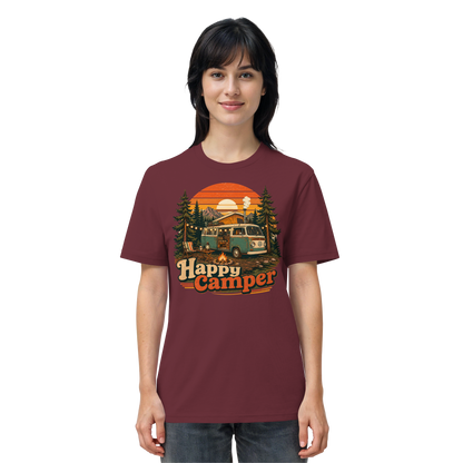 Clever Outdoor Happy Camper - Organic Shirt