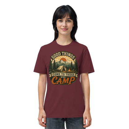 Clever Outdoor Good Things Come To Those Who Camp - Organic Shirt