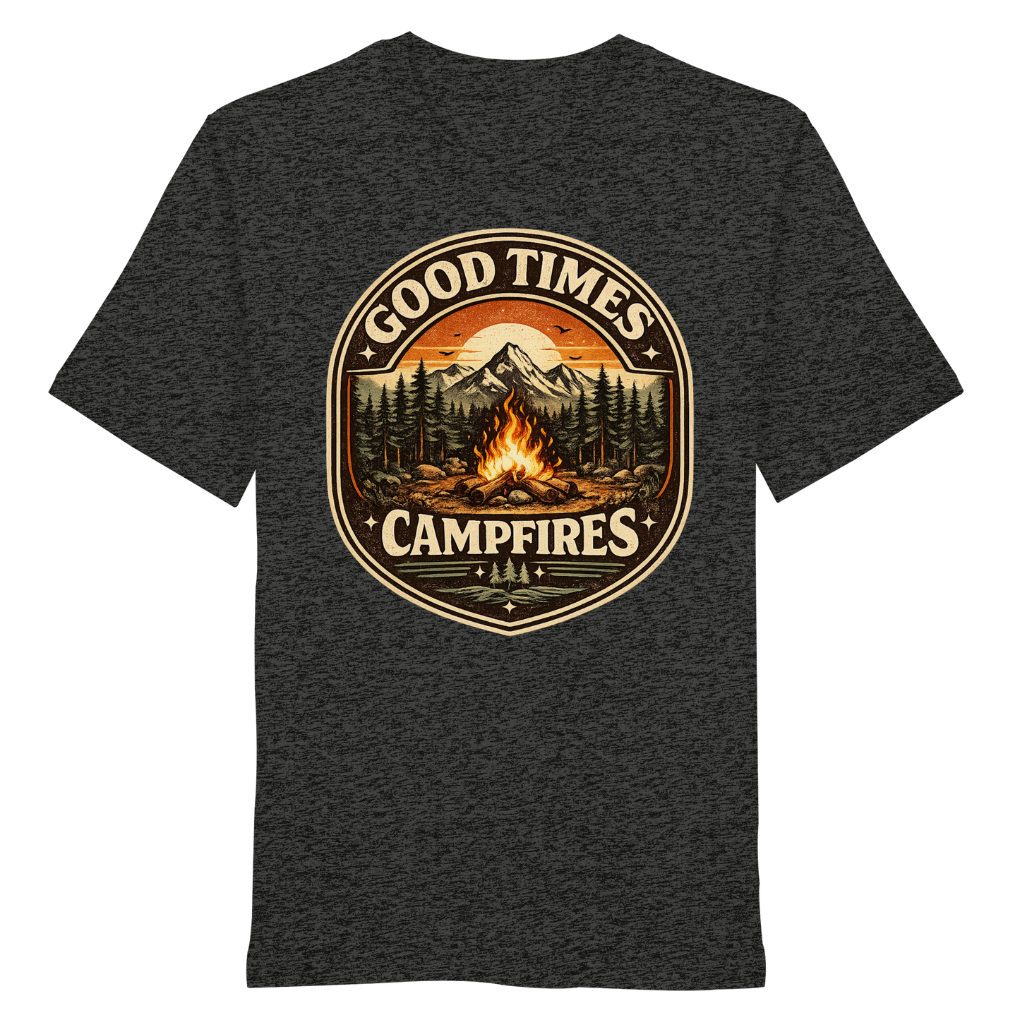Clever Outdoor Good Times Campfires - Organic Shirt